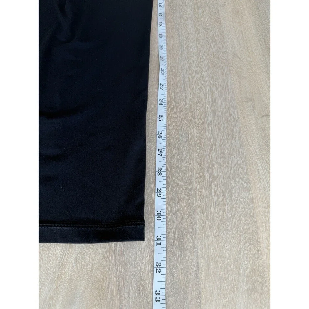 Athleta Elation Ultra High Rise Straight Leg Pant Black Size XL